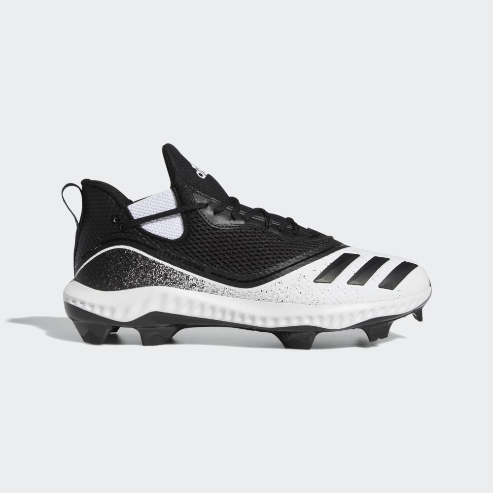 Adidas Men's Icon V Bounce TPU Softball Cleats White/Black Ireland G28283